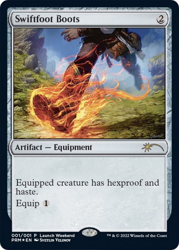 Swiftfoot Boots 1 (WPN & Gateway Promos)  - Foil | Good Games Adelaide SA
