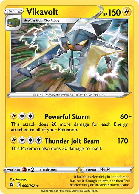 Vikavolt 066/192 (SWSH02: Rebel Clash)  - Holofoil | Good Games Adelaide SA