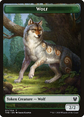 Satyr // Wolf Double-sided Token [Theros Beyond Death Tokens] | Good Games Adelaide SA