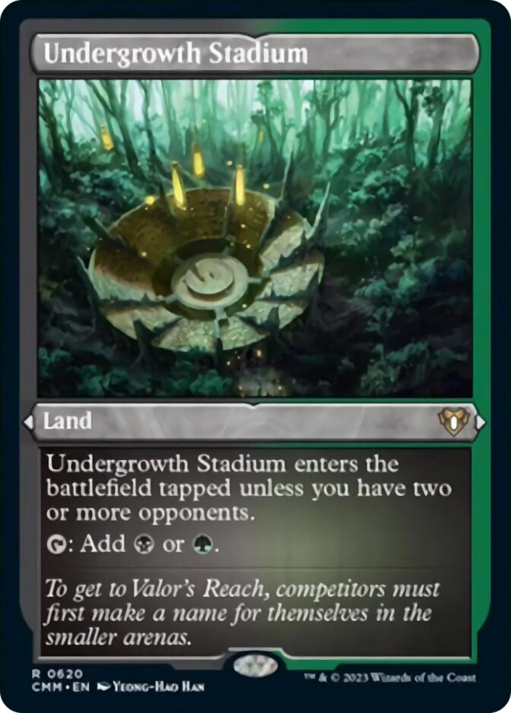 Undergrowth Stadium (Foil Etched) [Commander Masters] | Good Games Adelaide SA