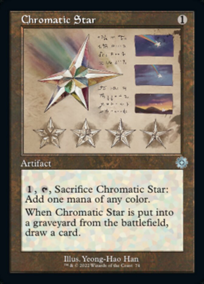 Chromatic Star (Retro Schematic) [The Brothers' War Retro Artifacts] | Good Games Adelaide SA