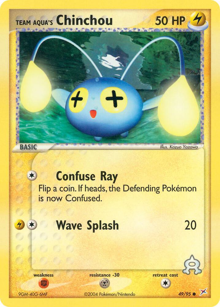 Team Aqua's Chinchou 49/95 (Team Magma vs Team Aqua)  - Reverse Holofoil | Good Games Adelaide SA