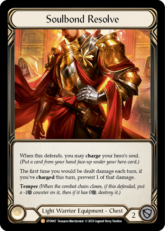 Soulbond Resolve [DTD047] (Dusk Till Dawn)  Cold Foil | Good Games Adelaide SA