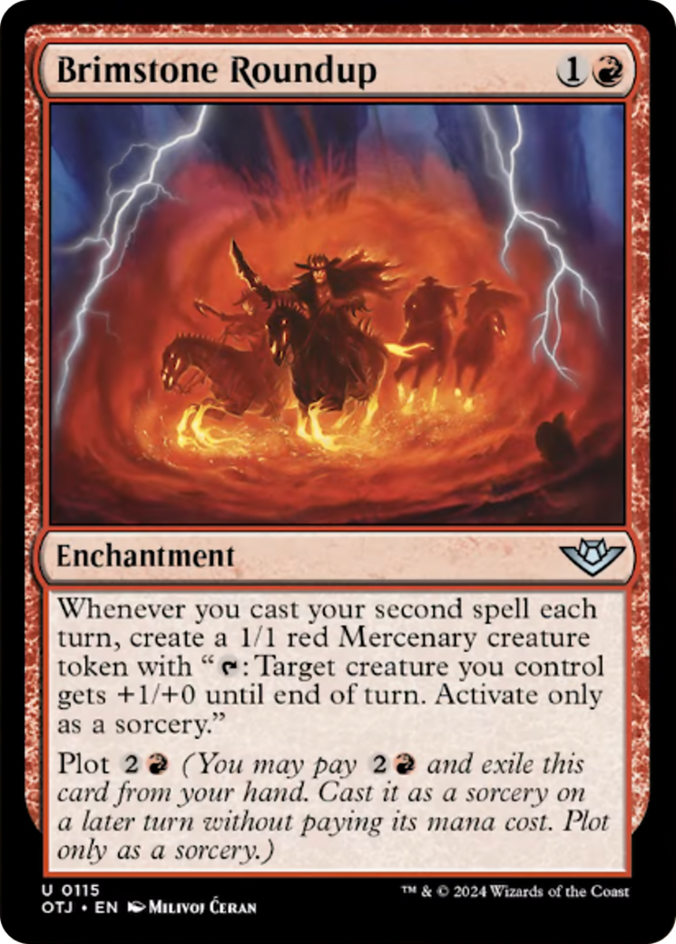 Brimstone Roundup [Outlaws of Thunder Junction] | Good Games Adelaide SA