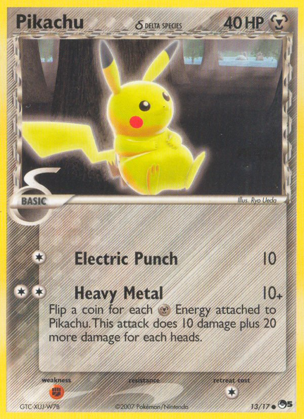 Pikachu (13/17) (Delta Species) [POP Series 5] | Good Games Adelaide SA
