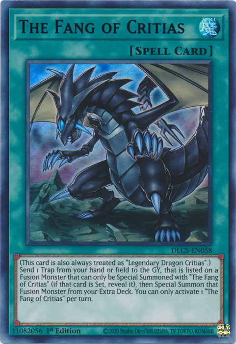 The Fang of Critias (Purple) [DLCS-EN058] Ultra Rare | Good Games Adelaide SA