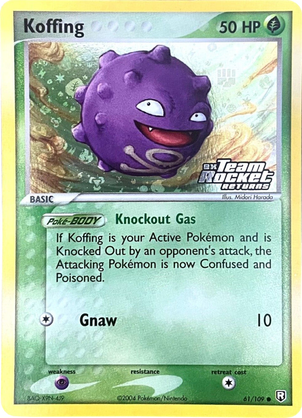 Koffing (61/109) (Stamped) [EX: Team Rocket Returns] | Good Games Adelaide SA
