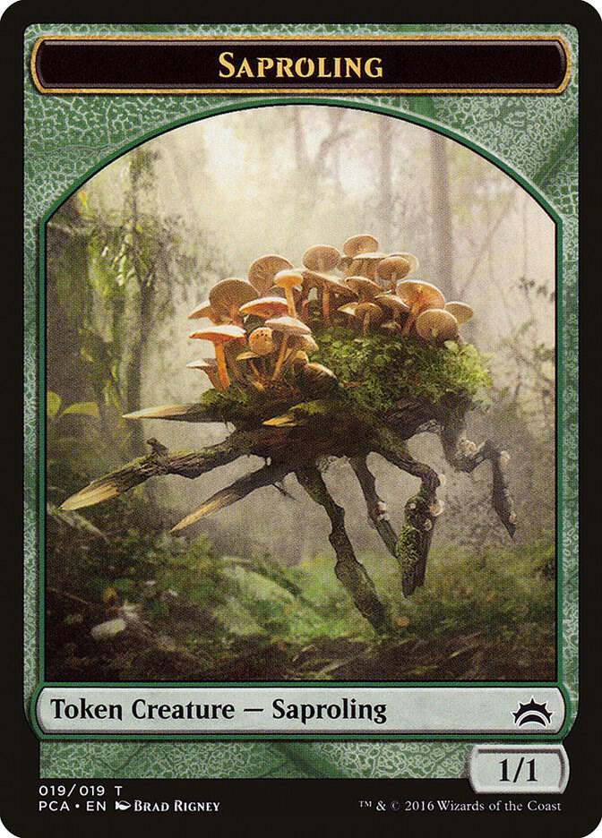 Saproling // Goblin 19 // 11 (Planechase Anthology)  | Good Games Adelaide SA