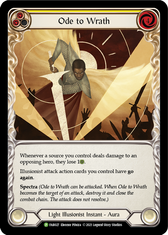 Ode to Wrath [FAB027] (Promo)  Cold Foil | Good Games Adelaide SA