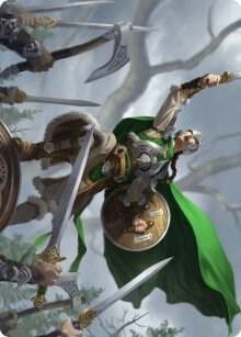 Maja Bretagard Protector Art Card 61 (Art Series: Kaldheim)  | Good Games Adelaide SA