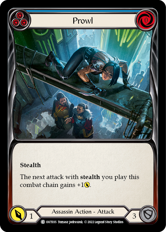 Prowl (Blue) [OUT035] (Outsiders)  Rainbow Foil | Good Games Adelaide SA