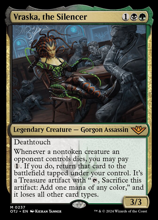 Vraska, the Silencer 237 (Outlaws of Thunder Junction)  - Foil | Good Games Adelaide SA