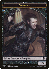 Bat // Vampire Double-sided Token [Commander 2017 Tokens] | Good Games Adelaide SA