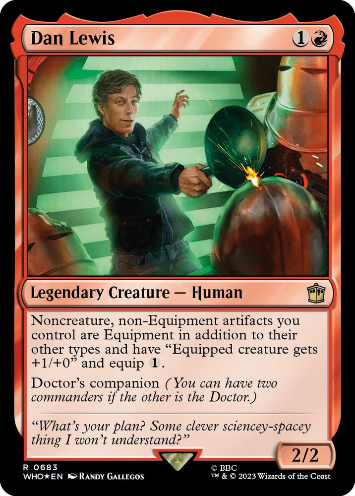 Dan Lewis 683 (Universes Beyond: Doctor Who)  - Foil | Good Games Adelaide SA