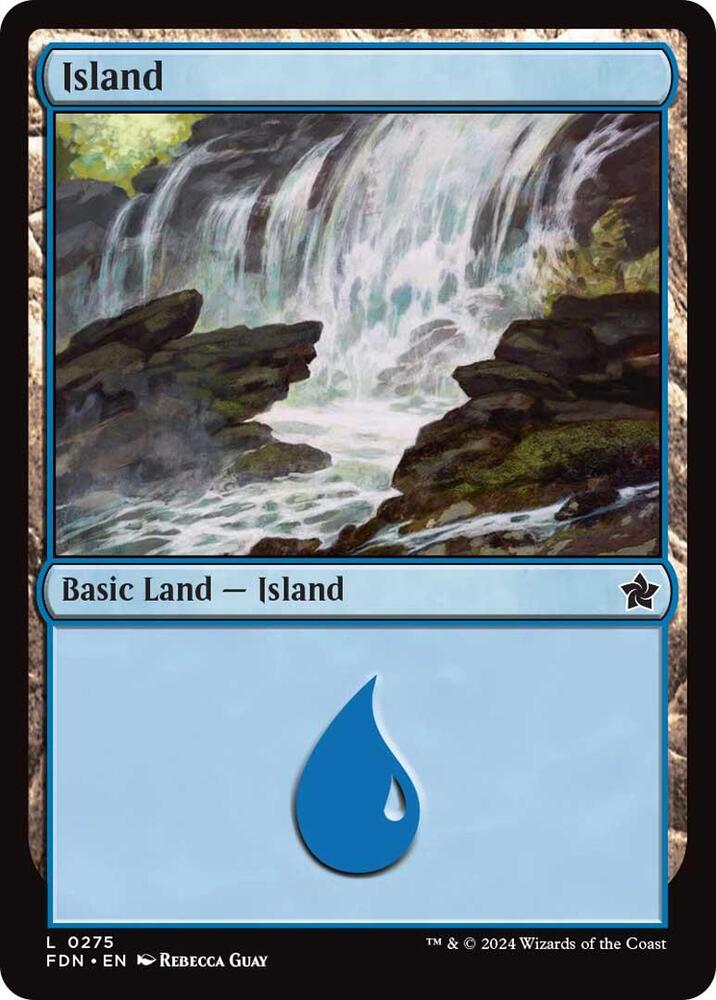 Island 0275 275 (Foundations)  - Foil | Good Games Adelaide SA