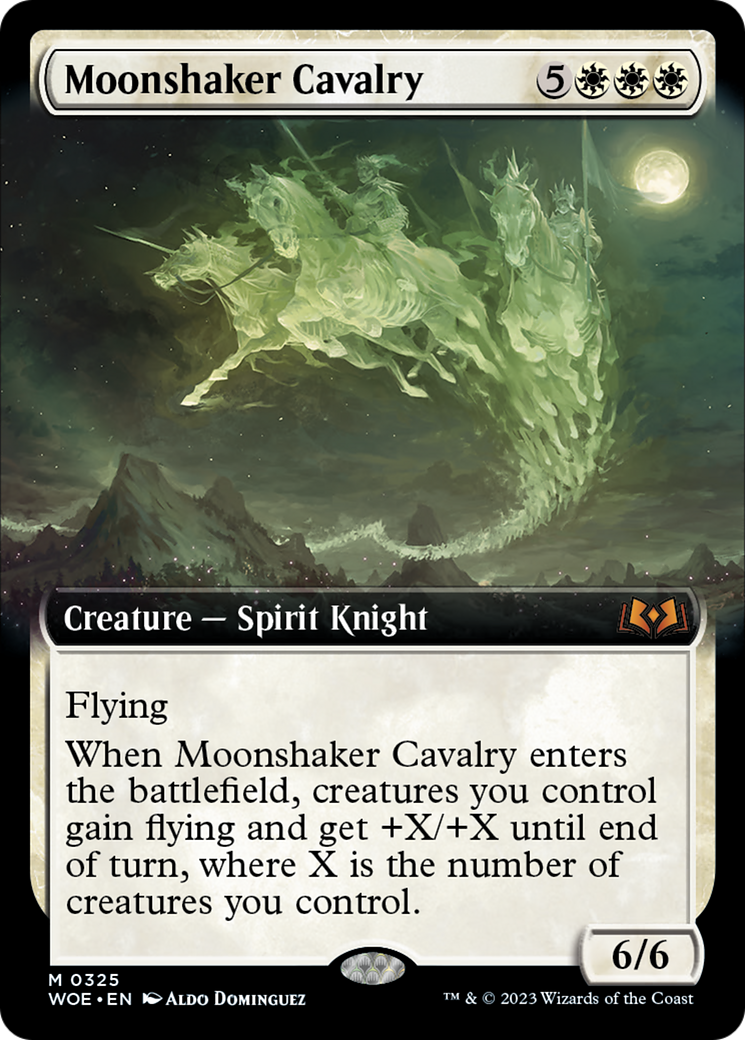 Moonshaker Cavalry (Extended Art) [Wilds of Eldraine] | Good Games Adelaide SA