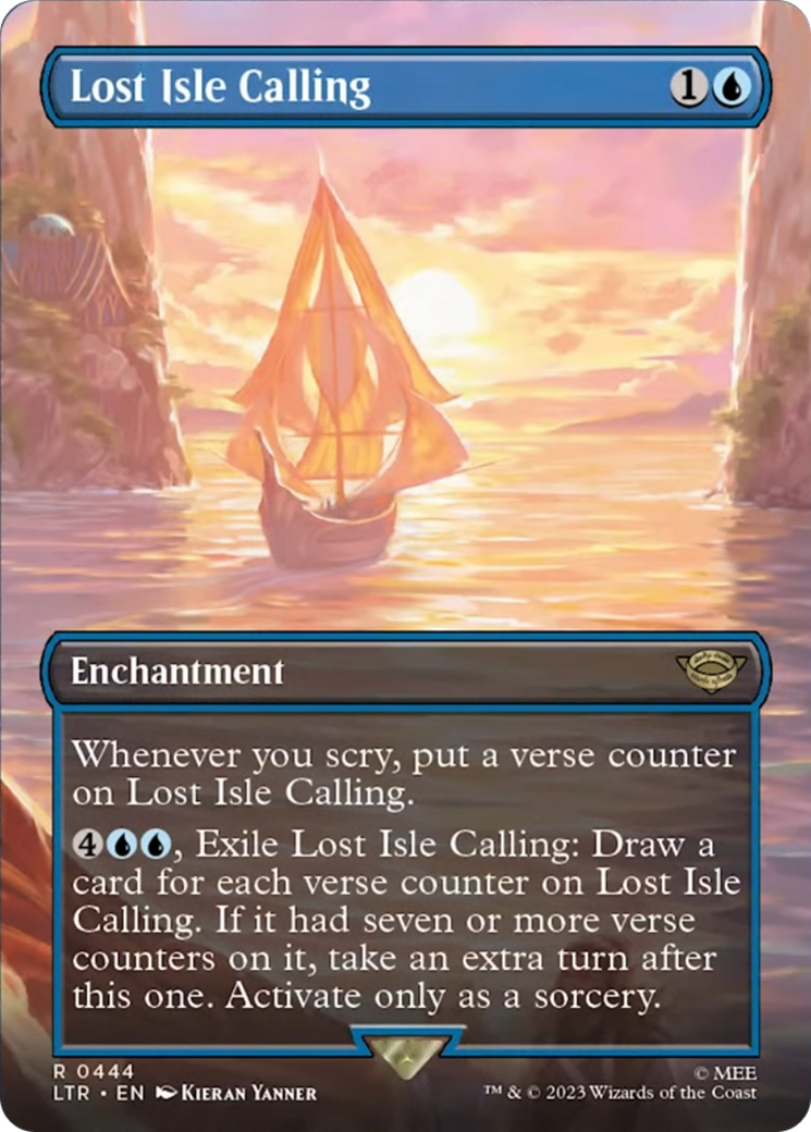 Lost Isle Calling (Borderless Alternate Art) [The Lord of the Rings: Tales of Middle-Earth] | Good Games Adelaide SA