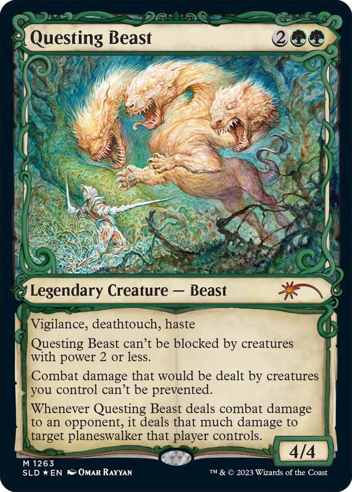 Questing Beast Halo Foil 1263 (Secret Lair Drop Series)  - Foil | Good Games Adelaide SA