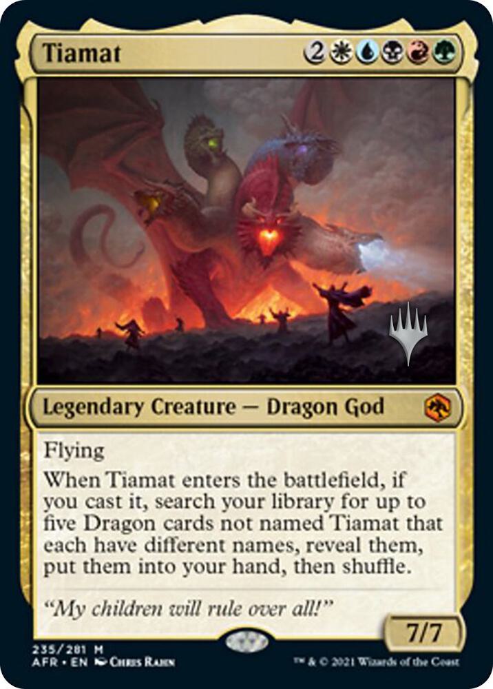Tiamat 235 (Promo Pack: Adventures in the Forgotten Realms)  | Good Games Adelaide SA