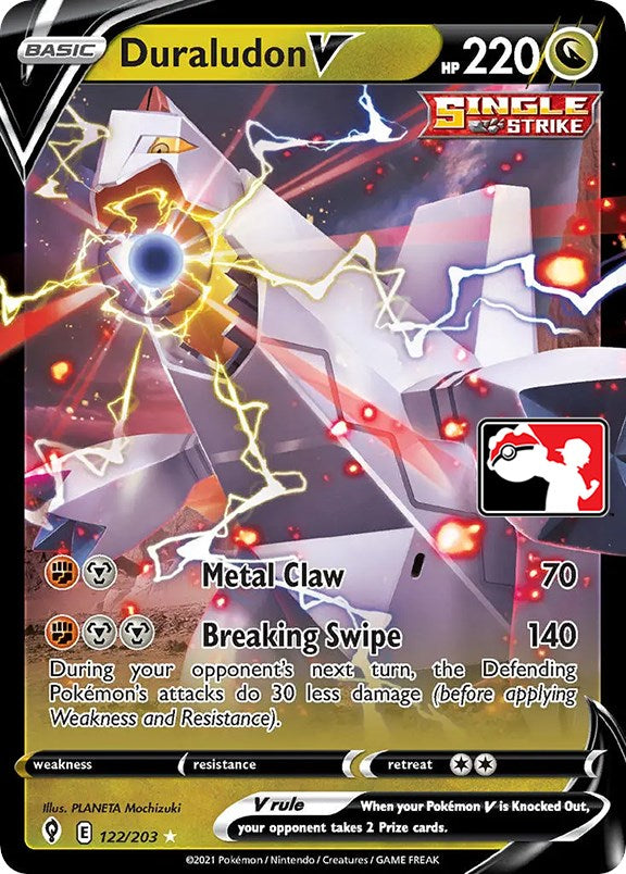 Duraludon V (122/203) [Prize Pack Series One] | Good Games Adelaide SA