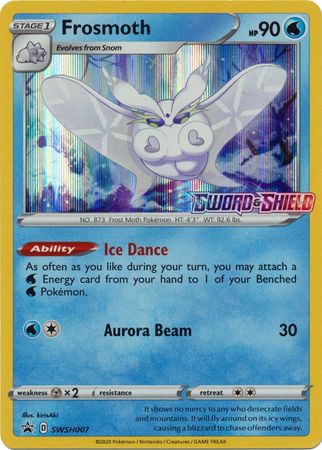 Frosmoth (SWSH007) (Prerelease Promo) [Sword & Shield: Black Star Promos] | Good Games Adelaide SA
