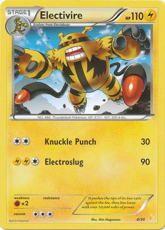 Electivire (4/30) [XY: Trainer Kit 3 - Pikachu Libre] | Good Games Adelaide SA