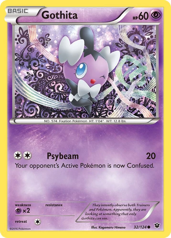 Gothita 32/124 (XY - Fates Collide)  | Good Games Adelaide SA