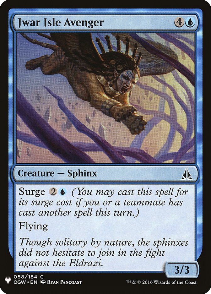 Jwar Isle Avenger [Mystery Booster] | Good Games Adelaide SA