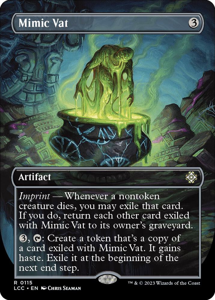 Mimic Vat Borderless 115 (Commander: The Lost Caverns of Ixalan)  - Borderless Foil | Good Games Adelaide SA