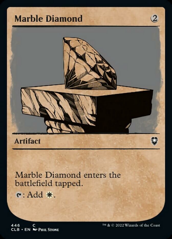 Marble Diamond (Showcase) [Commander Legends: Battle for Baldur's Gate] | Good Games Adelaide SA