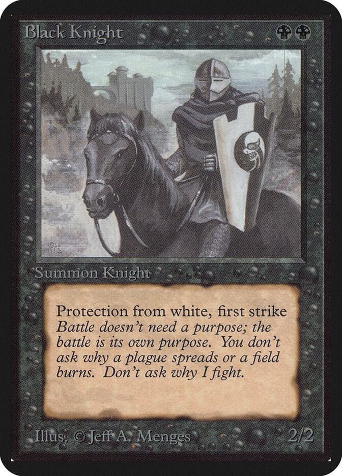 Black Knight  (Alpha Edition)  | Good Games Adelaide SA