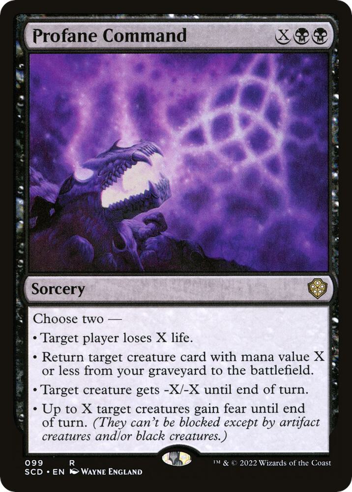 Profane Command 99 (Starter Commander Decks)  | Good Games Adelaide SA