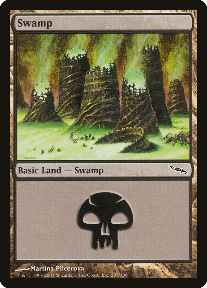 Swamp (297) [Mirrodin] | Good Games Adelaide SA