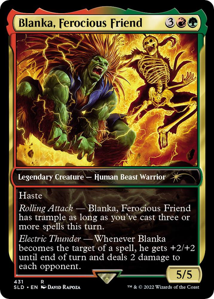 Blanka Ferocious Friend 431 (Secret Lair Drop Series)  | Good Games Adelaide SA