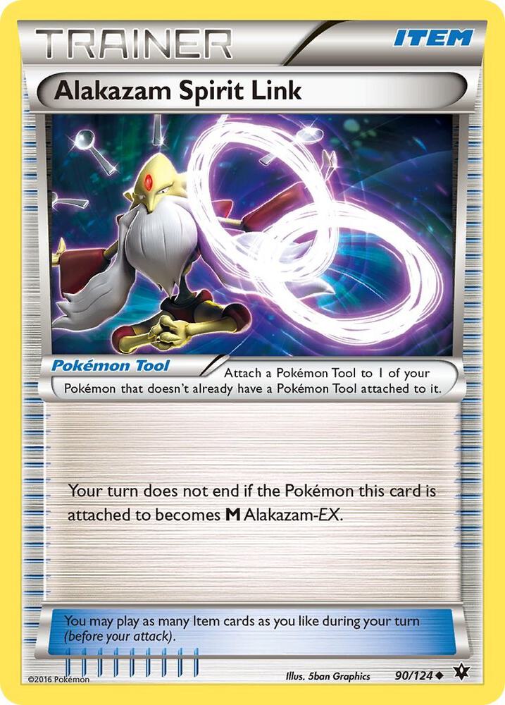 Alakazam Spirit Link 90/124 (XY - Fates Collide)  | Good Games Adelaide SA