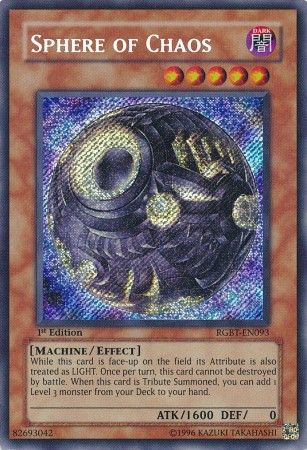Sphere of Chaos [RGBT-EN093] Secret Rare | Good Games Adelaide SA