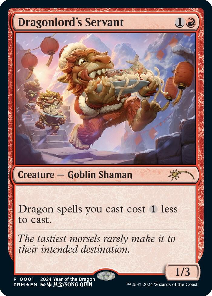 Dragonlord's Servant 1 (Standard Showdown Promos)  - Foil | Good Games Adelaide SA