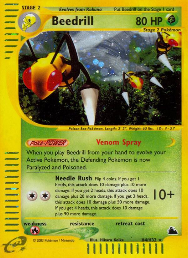 Beedrill  H04/H32 (Skyridge)  - Holofoil | Good Games Adelaide SA
