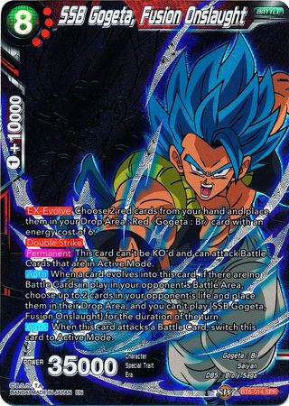 SSB Gogeta, Fusion Onslaught (SPR) [BT6-014_SPR] | Good Games Adelaide SA