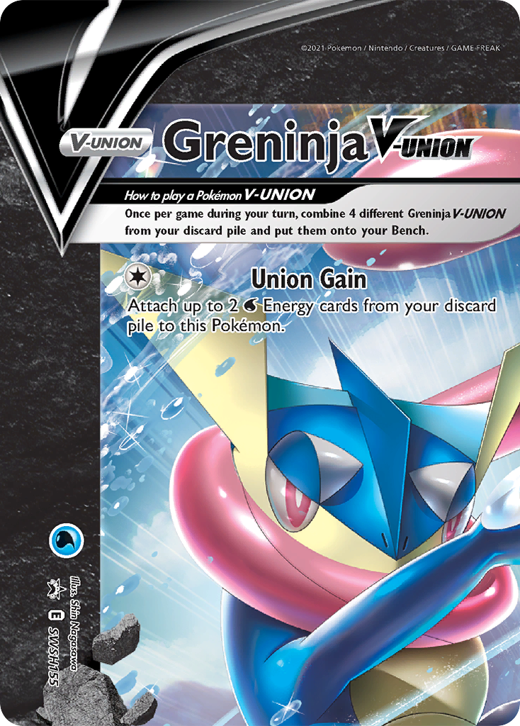Greninja V-Union (SWSH155) [Sword & Shield: Black Star Promos] | Good Games Adelaide SA
