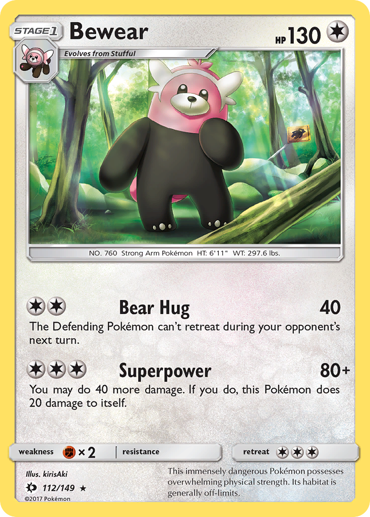 Bewear (112/149) [Sun & Moon: Base Set] | Good Games Adelaide SA