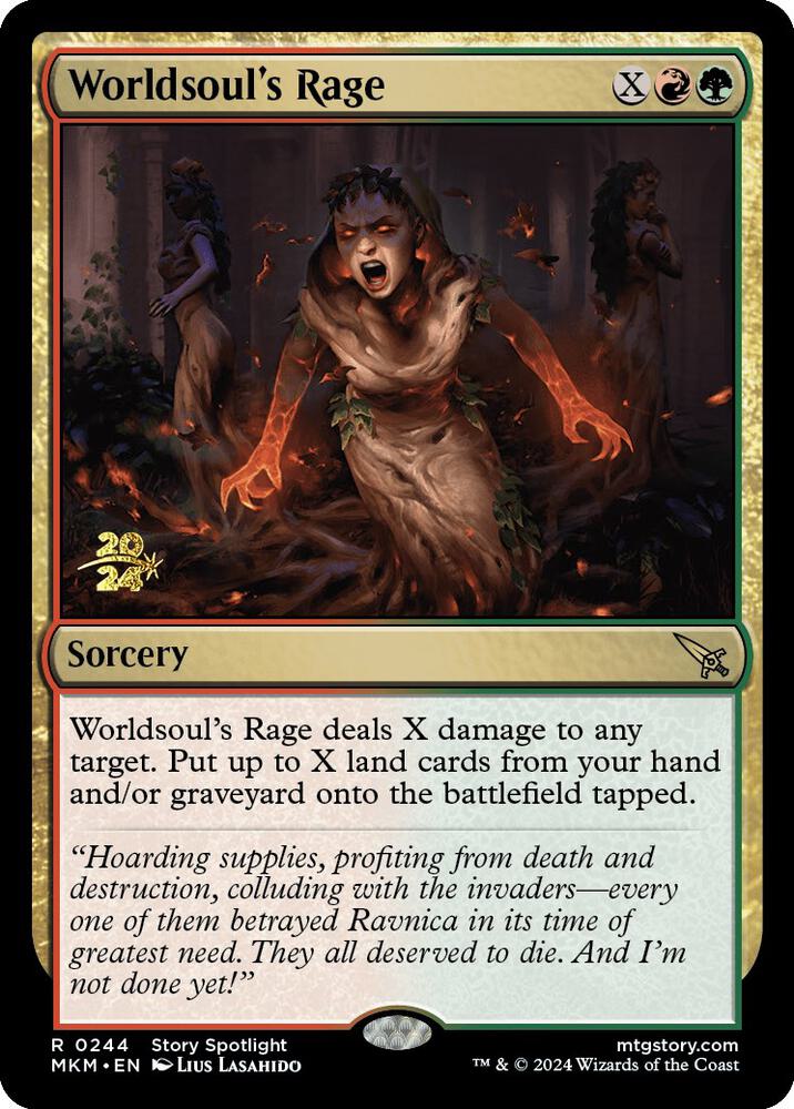 Worldsouls Rage 244 (Prerelease Cards)  - Foil | Good Games Adelaide SA