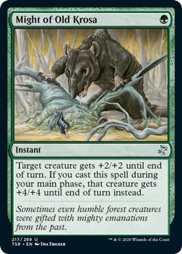 Might of Old Krosa 217 (Time Spiral: Remastered)  - Foil | Good Games Adelaide SA