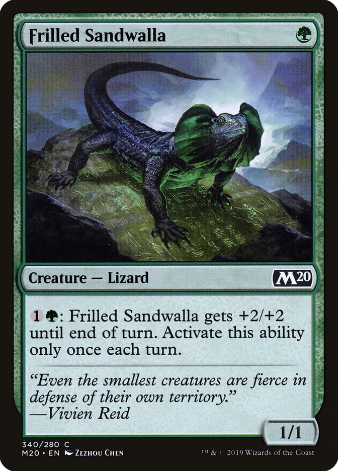Frilled Sandwalla [Core Set 2020] | Good Games Adelaide SA