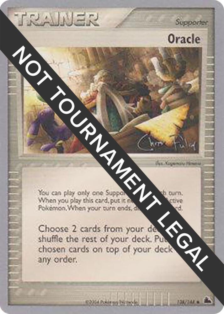 Oracle 2004 Chris Fulop 138/144 (World Championship Decks)  | Good Games Adelaide SA