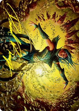 Dragonsguard Elite Art Card (Gold-Stamped Signature) (16/81) [Strixhaven: School of Mages Art Series] | Good Games Adelaide SA
