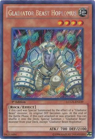 Gladiator Beast Hoplomus [LCGX-EN239] Secret Rare | Good Games Adelaide SA