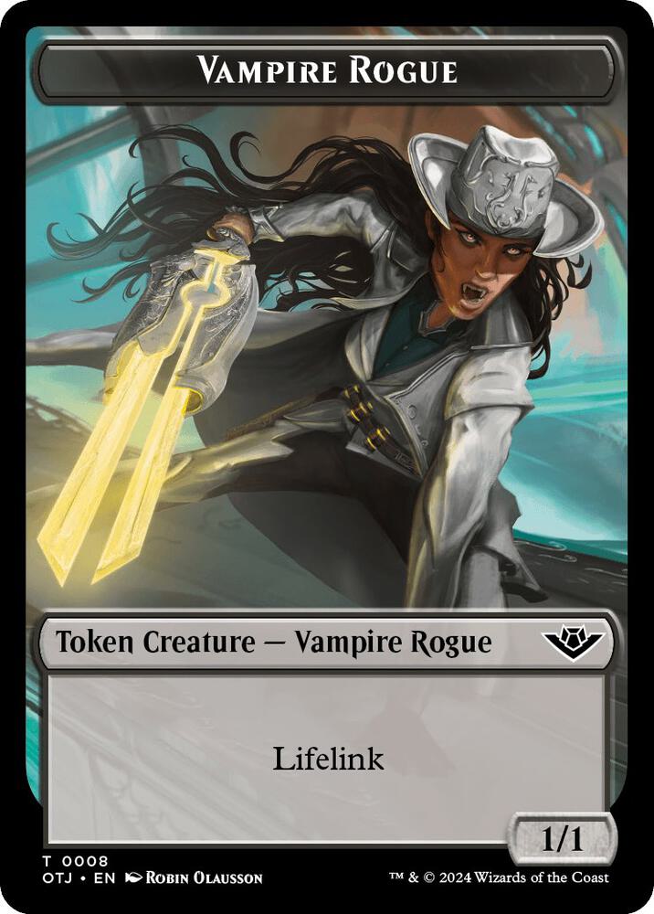 Vampire Rogue Token 8 (Outlaws of Thunder Junction)  | Good Games Adelaide SA
