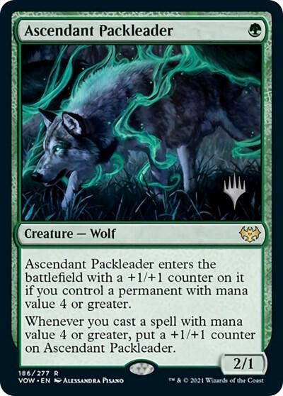 Ascendant Packleader  (Promo Pack: Innistrad: Midnight Hunt)  - Foil | Good Games Adelaide SA
