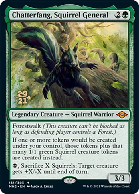 Chatterfang Squirrel General 151 (Prerelease Cards)  - Foil | Good Games Adelaide SA